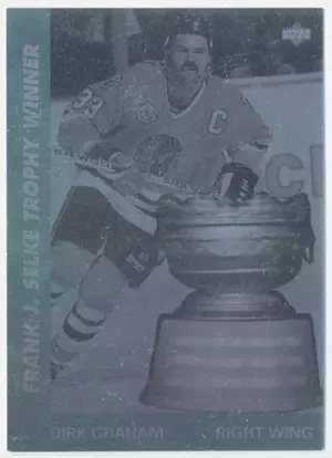 1991-92 UPPER DECK - DIRK GRAHAM #AW8 AWARD WINNER HOLOGRAM