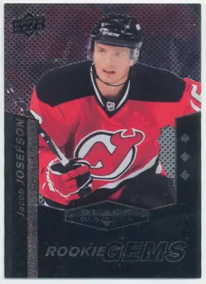 2010-11 BLACK DIAMOND - JACOB JOSEFSON #158 ROOKIE GEMS