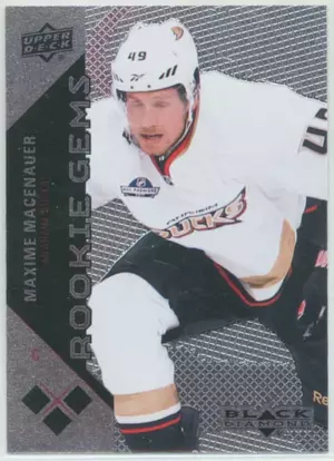 2011-12 BLACK DIAMOND - MAXIME MACENAUER #177 ROOKIE GEMS