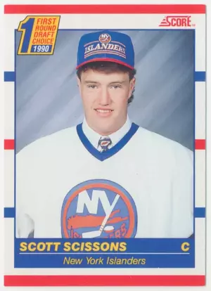 1990-91 SCORE - SCOTT SCISSONS #432 RC