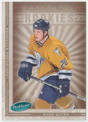 2005-06 PARKHURST - RYAN SUTER #639 ROOKIE