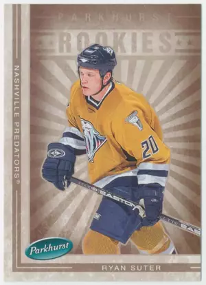 2005-06 PARKHURST - RYAN SUTER #639 ROOKIE