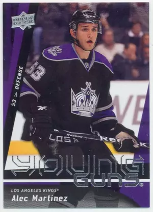 2009-10 UPPER DECK - ALEC MARTINEZ #231 YOUNG GUNS
