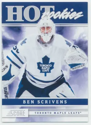2011-12 SCORE - BEN SCRIVENS #538 HOT ROOKIES