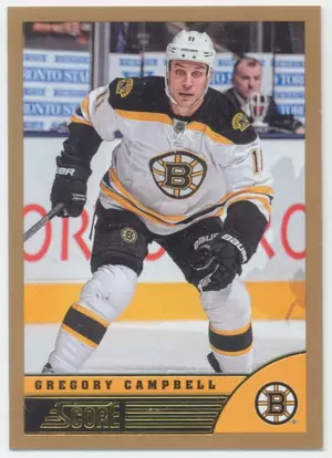 2013-14 SCORE - GREGORY CAMPBELL #29 GOLD