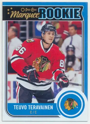 2014-15 O-PEE-CHEE - TEUVO TERAVAINEN #507 MARQUEE ROOKIE