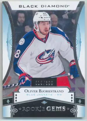 2016-17 Black Diamond - Oliver Bjorkstrand Rookie Gems #RG-OB 19/399