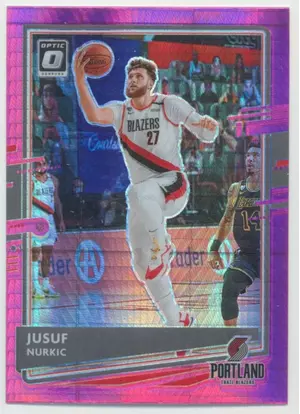 2020-21 Donruss Optic - Jusuf Nurkic #44 Hyper Pink Prizm Parallel
