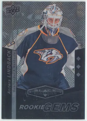 2010-11 BLACK DIAMOND - ANDERS LINDBACK #172 ROOKIE GEMS