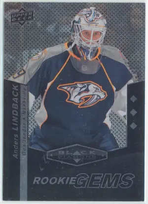 2010-11 BLACK DIAMOND - ANDERS LINDBACK #172 ROOKIE GEMS