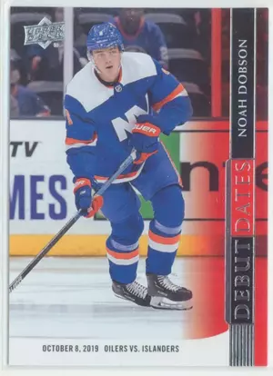 2020-21 UPPER DECK - NOAH DOBSON #DD-13 DEBUT DATES