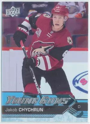 2016-17 UPPER DECK - JACOB CHYCHRUN #206 YOUNG GUNS