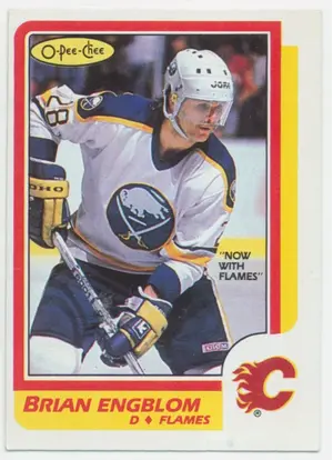 1986-87 O-PEE-CHEE - BRIAN ENGBLOM #40