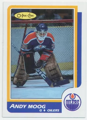 1986-87 O-PEE-CHEE - ANDY MOOG #212