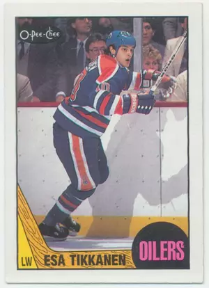 1987-88 O-Pee-Chee - Esa Tikkanen RC #7