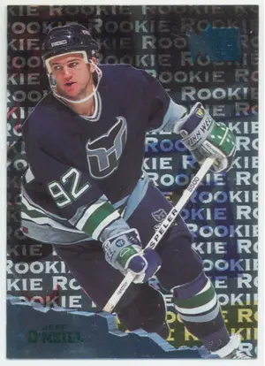 1995-96 FLEER METAL - JEFF O'NEILL #186 ROOKIE