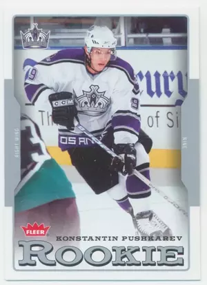2006-07 FLEER - KONSTANTIN PUSHKAREV #208 ROOKIE