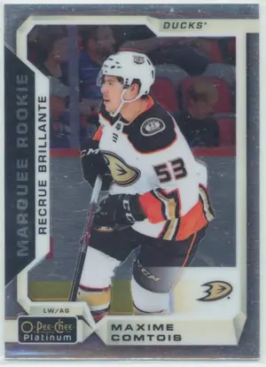 2018-19 O-PEE-CHEE PLATINUM - MAXIME COMTOIS #173 MARQUEE ROOKIE