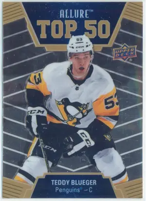 2019-20 ALLURE - TEDDY BLUEGER #T50-46 TOP 50