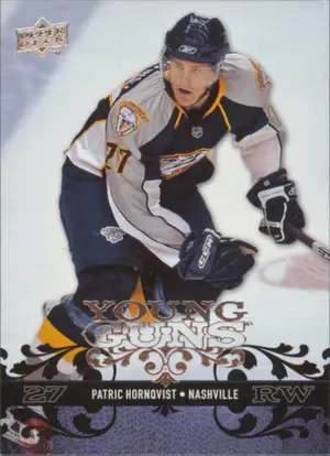 2008-09 UPPER DECK - PATRIC HORNQVIST #227 YOUNG GUNS