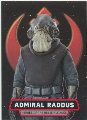 2016 Star Wars Rogue One - Admiral Raddus Heroes of the Rebel Alliance #HR-7