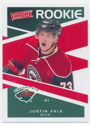 2010-11 VICTORY - JUSTIN FALK #224 ROOKIE