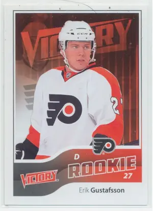 2011-12 VICTORY - ERIK GUSTAFSSON #239 ROOKIE