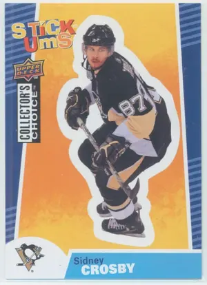 2009-10 COLLECTOR'S CHOICE - SIDNEY CROSBY #SU22 STICK-UMS