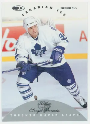 1996-97 DONRUSS CANADIAN ICE - SERGEI BEREZIN #119 ROOKIE