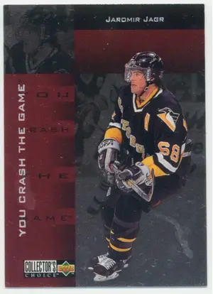 1996-97 COLLECTOR'S CHOICE - JAROMIR JAGR #CR6 YOU CRASH THE GAME PRIZES