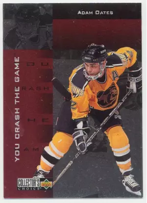 1996-97 COLLECTOR'S CHOICE - ADAM OATES #CR21 YOU CRASH THE GAME PRIZES
