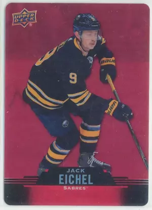 2020-21 TIM HORTONS - JACK EICHEL #DC-5 RED DIE CUTS