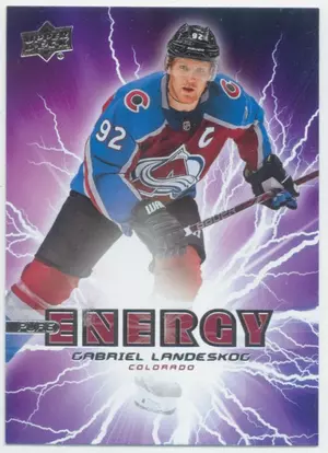 2019-20 UPPER DECK - GABRIEL LANDESKOG #PE-33 PURE ENERGY