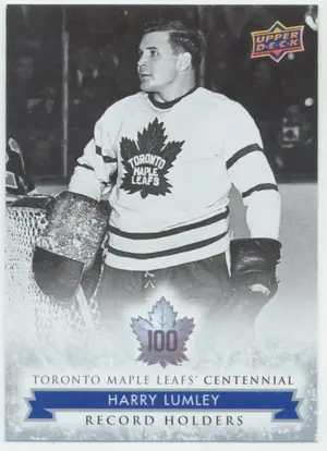 2017 TORONTO MAPLE LEAFS CENTENNIAL - HARRY LUMLEY #146 RECORD HOLDERS SP!