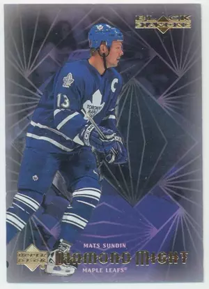 1999-00 BLACK DIAMOND - MATS SUNDIN #DM8 DIAMOND MIGHT