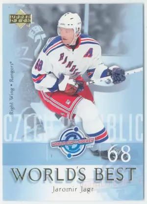 2004-05 UPPER DECK - JAROMIR JAGR #WB9 WORLD'S BEST