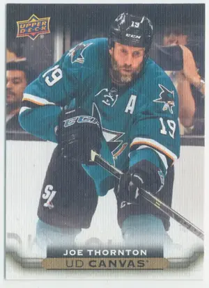2015-16 UPPER DECK - JOE THORNTON #C189 UD CANVAS
