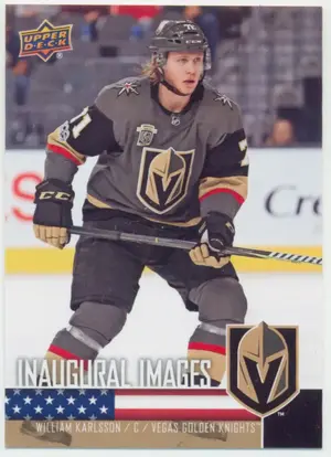 2018 UPPER DECK INAUGURAL IMAGES - WILLIAM KARLSSON #LV-2