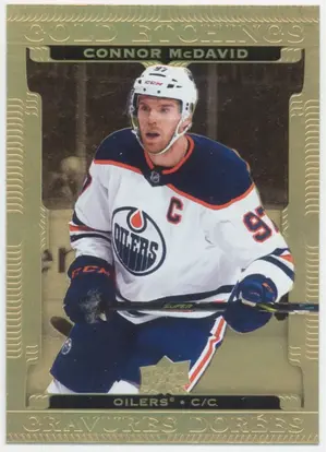 2022-23 TIM HORTONS - CONNOR McDAVID #G-6 GOLD ETCHINGS