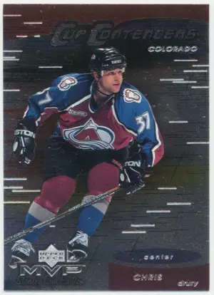 1999-00 MVP STANLEY CUP EDITION - CHRIS DRURY #CC4 CUP CONTENDERS