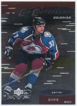 1999-00 MVP STANLEY CUP EDITION - CHRIS DRURY #CC4 CUP CONTENDERS