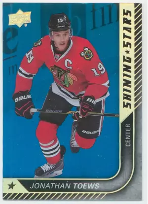 2015-16 UPPER DECK - JONATHAN TOEWS #SS-23 SHINING STARS ROYAL BLUE