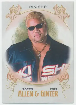 2021 Topps Heritage WWE - Rikishi #AG-17 Allen & Ginter