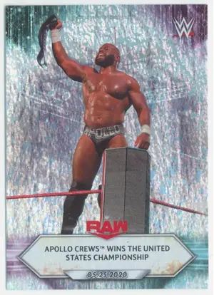 2021 Topps WWE - Apollo Crews #78 Silver Foil Parallel