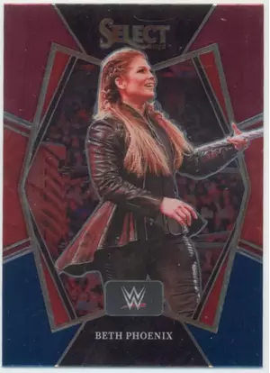 2022 Select WWE - Beth Phoenix #187 Premier Level Red and Blue Parallel
