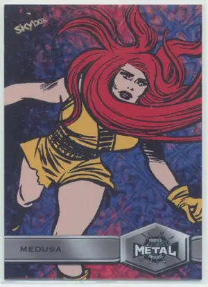 2021 Marvel Metal Universe Spider-Man - Medusa #151 Grandiose Parallel