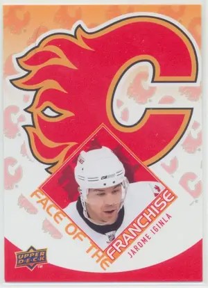 2009-10 UPPER DECK - JAROME IGINLA #FF8 FACE OF THE FRANCHISE