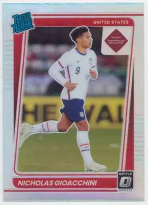 2021-22 Donruss Road to Quatar - Nicholas Gioacchini #190 Optic Holo Prizm