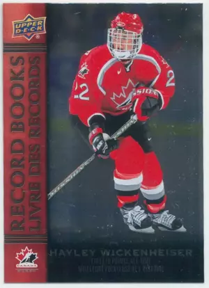 2023 TIM HORTONS LEGENDS - HAYLEY WICKENHEISER #RB-15 RECORD BOOKS