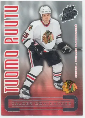 2003-04 PACIFIC QUEST FOR THE CUP - TUOMO RUUTU #5 CALDER CONTENDERS